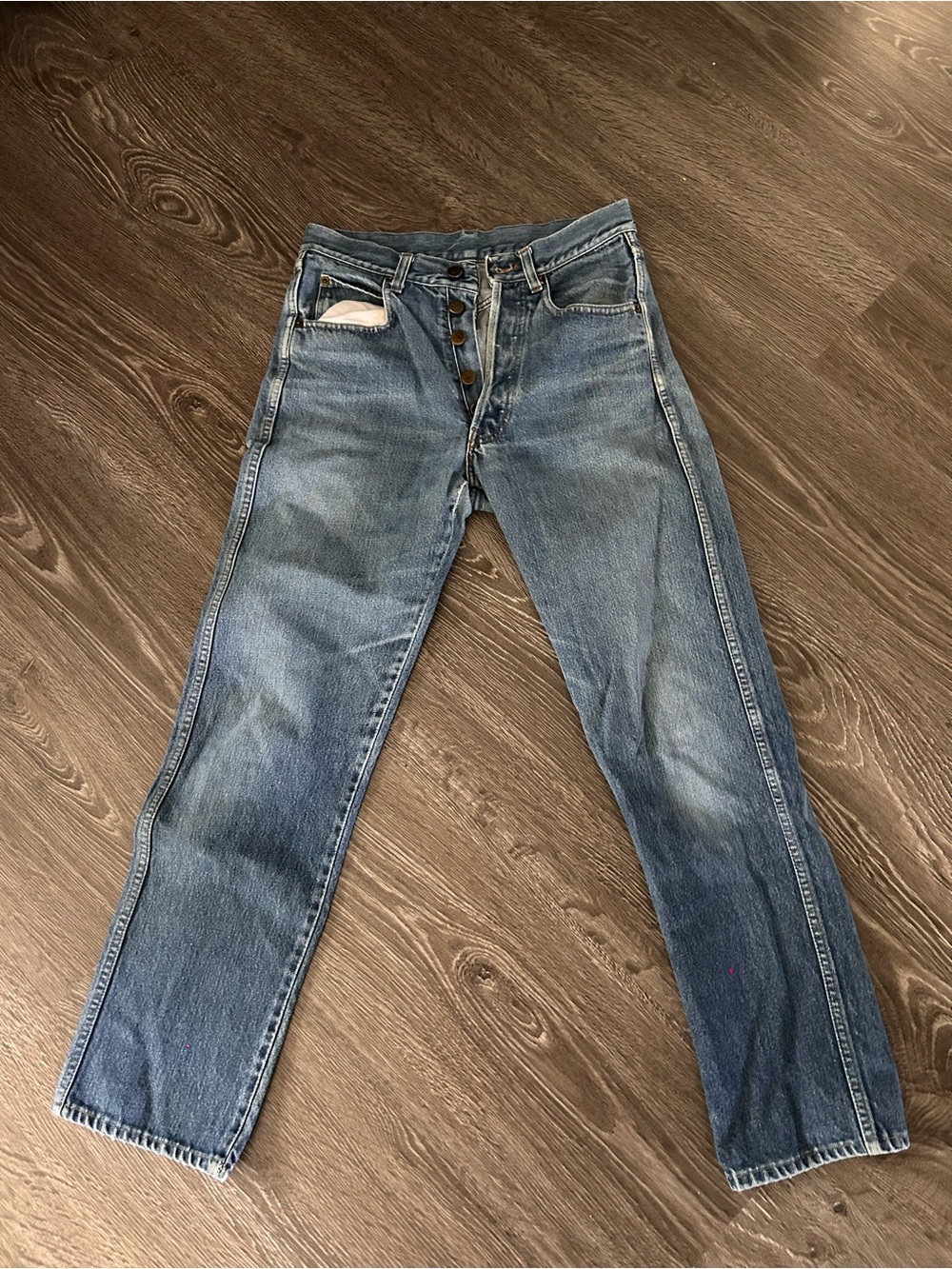 Armani Exchange Women's Straight-Leg Blue Denim Jeans